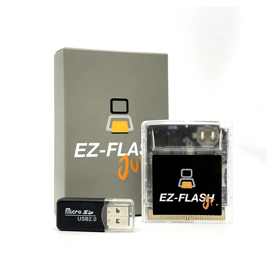 EZ FLASH Junior for GB/GBC – Game Cartridge with Real-Time Clock & 32GB TF Card Support