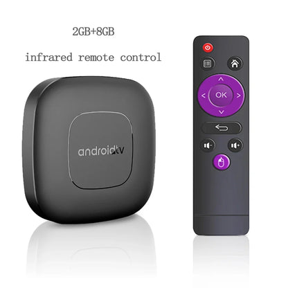 Android 13 Smart Home Theater TV Box – Allwinner H313, Google Assistant, Netflix Streaming, Bluetooth Media Player, 2GB/16GB, 2.4G/5G Wifi, T1