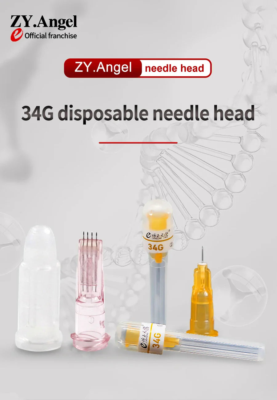 34G Ultra-Fine Disposable Small Needle for Cosmetic Use - Non-Painless Hand Needle 1.5/2.5/4mm