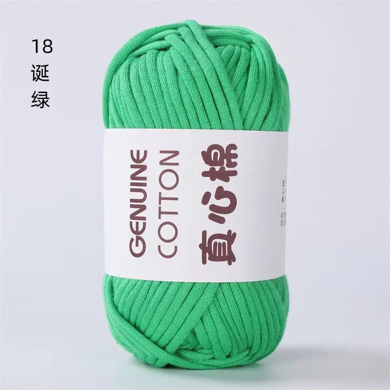 50g Genuine Cotton Yarn - Easy-to-Use Crochet Yarn for Beginners, Hand Knitting & DIY Projects (Scarves, Blankets, Hats, Clothes)