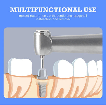 AZDENT Wireless Dental Implant Motor – Electric Torque Driver with 16 Screwdrivers & Contra Angle