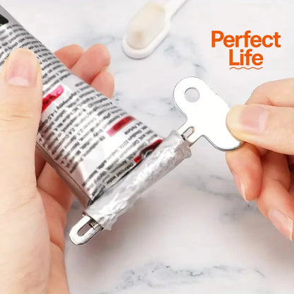 Cast Iron Manual Toothpaste Tube Squeezer – Metal Bathroom Tube Wringer Dispenser, No Power Required Bathroom Accessory