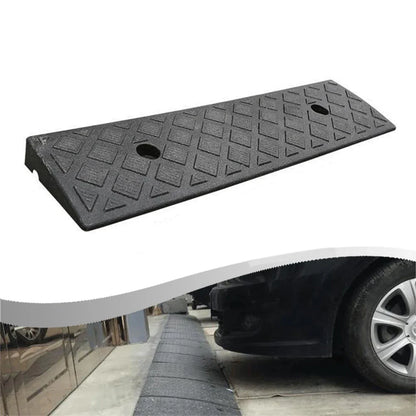 Plastic Non-Slip Curb Ramp – 30mm Threshold Ramp for Cars, Bicycles & Wheelchairs, Smooth Uphill Transition Access Ramp