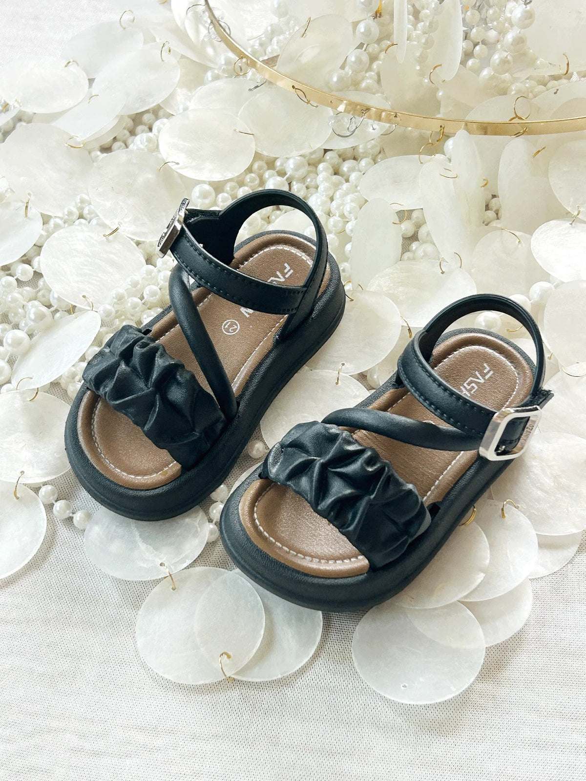 Children's Cartoon Bow Slippers - Breathable Soft Sole Anti-Slip Indoor & Bathroom Shoes for Girls