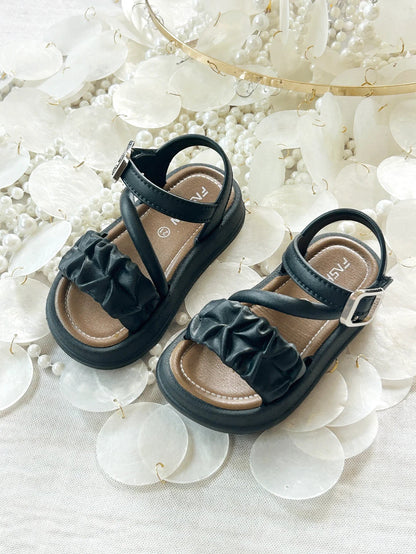 Children's Cartoon Bow Slippers - Breathable Soft Sole Anti-Slip Indoor & Bathroom Shoes for Girls