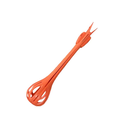 Multifunctional Kitchen Tool Set – Manual Egg Beater, Whisk, Milk Mixer, Pasta Tongs & Food Clips for Baking and Cooking