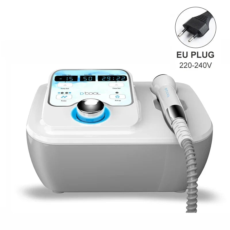 2025 NEW Dcool Portable Beauty Device – Hot & Cool EMS Electroporation Machine for Skin Tightening and Anti-Puffiness Facial Care