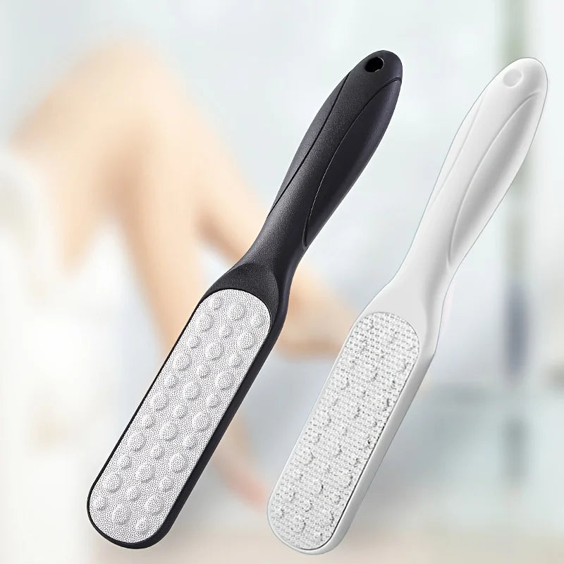 304 Stainless Steel Foot File — Double-Sided Callus Remover for Dead Skin, Professional Pedicure Tool
