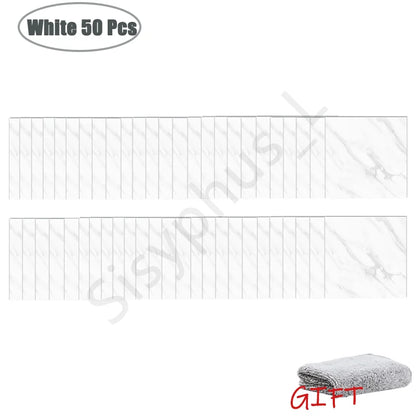 PVC Marble Wall & Floor Stickers - Waterproof Self-Adhesive Tile Decor for Kitchen & Bathroom