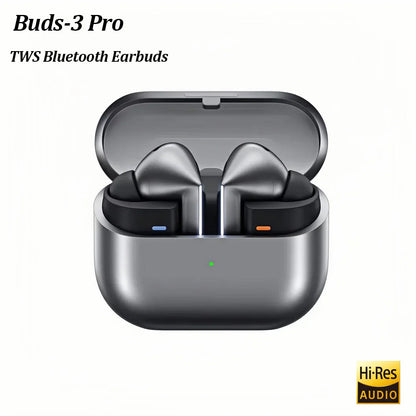 Galaxy Buds 3 Pro Replacement Earbuds – True Wireless Bluetooth Headphones, HiFi Sound, Low-Latency Noise Reduction for iOS, Android & PC