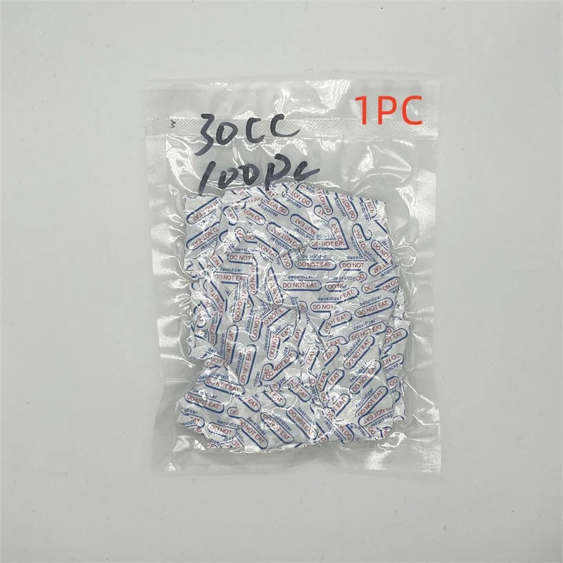 Vacuum Sealed Bags with Oxygen Absorbers — 150Cc Food Storage Bags & Jars for Long-Term Dry Food Preservation