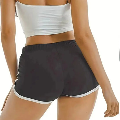 Women's Sports Shorts: Casual Loose Straight Pants with High-Waist Design - Thin, Anti-Walking Three-Point Yoga Hot Pants