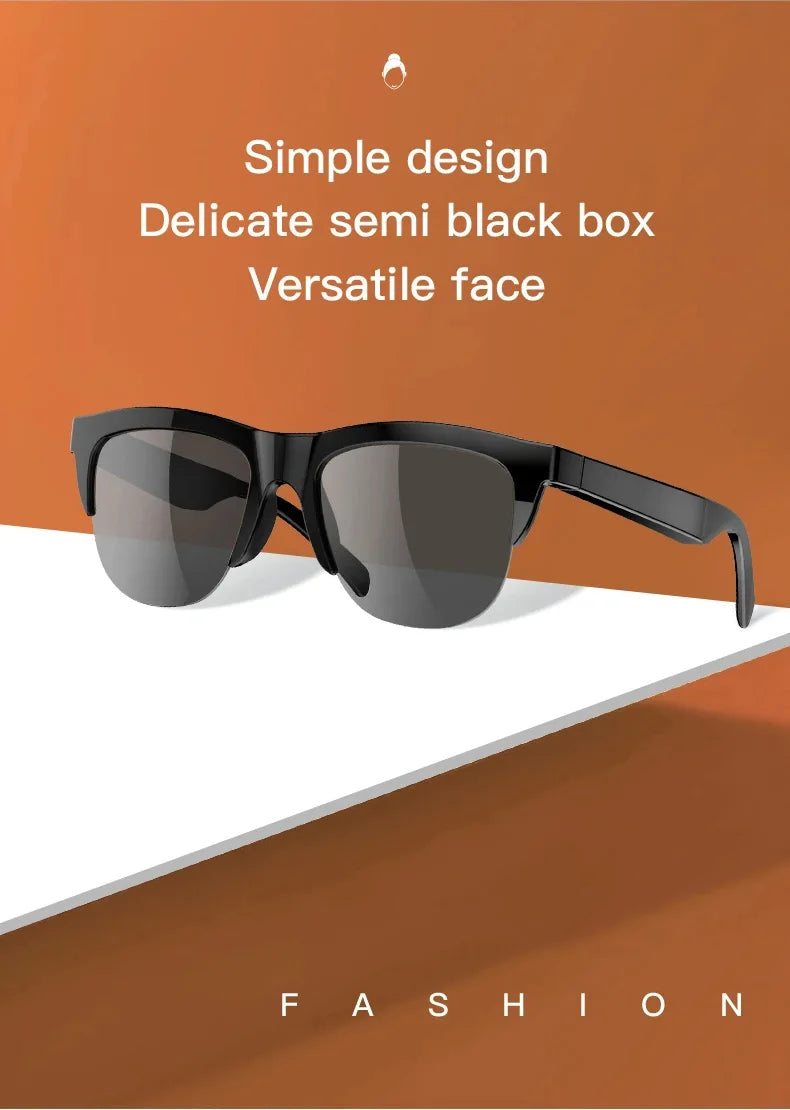 Smart Bluetooth V5.3 Sunglasses with HIFI Headphones – Outdoor Sports UV Glasses for Men & Women