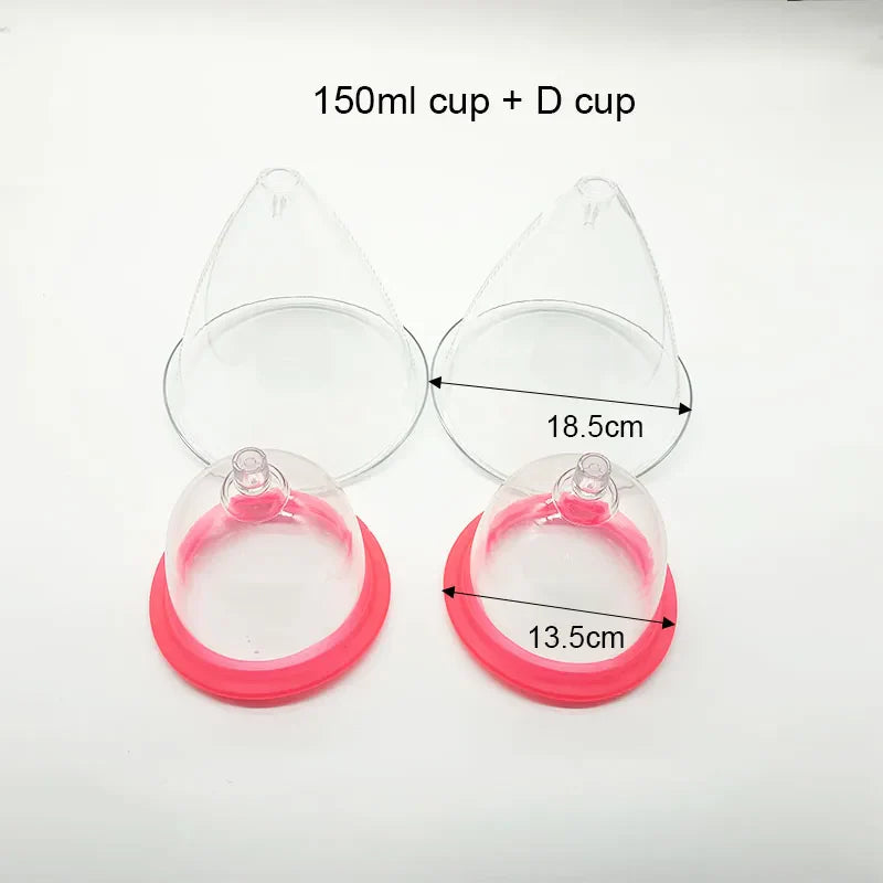 Electric Vacuum Suction Body Massage Device for Chest & Butt Lift, Breast Enhancement & Firming Cupping Therapy Pump System