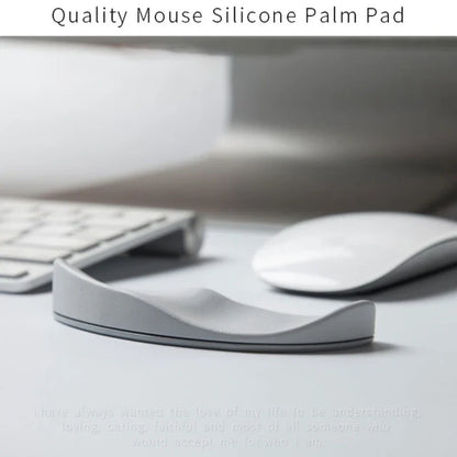 Mouse Wrist Rest Silicone Hand Cushion – Soft Pad Palm Support, Durable Armrest for Business, Office & Gaming Use