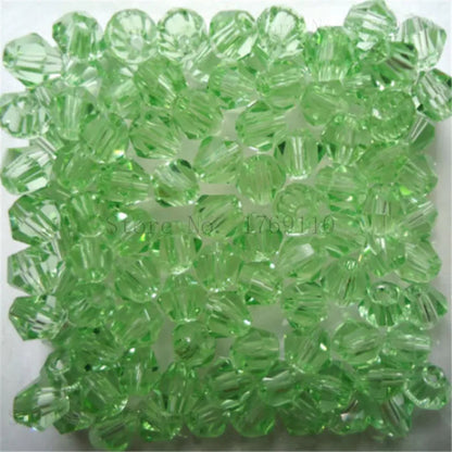 Isywaka 3–8mm Austria Crystal Bicone Glass Beads – Colorful Faceted Loose Spacer Beads for DIY Jewelry Making, Bracelet & Charm Craft Supplies
