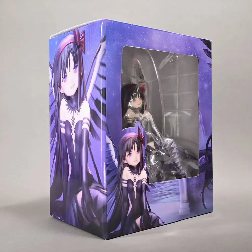 Puella Magi Madoka Magica Akemi Homura Figure – PVC Anime Girl Action Toy & GK Collectible Statue Gift