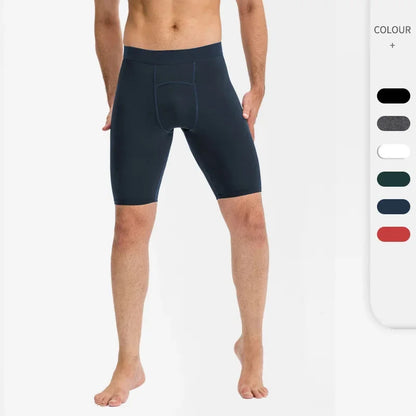 Men’s Gym Compression Shorts – Breathable Quick-Dry Fitness & Bodybuilding Training Jogger Shorts, Elastic Sports Activewear