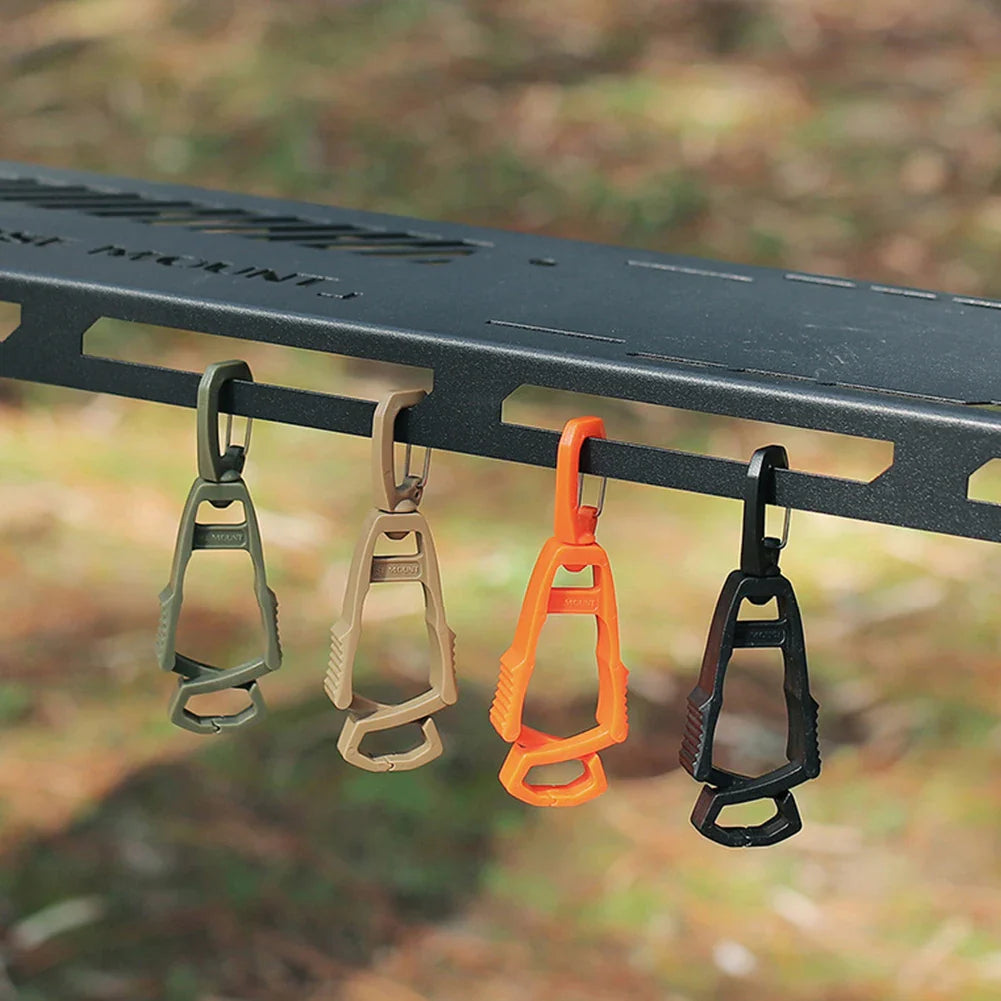 1-6PCS Glove Clip Safety Holder - Portable Gloves Hanger for Multi-purpose Outdoor Camping Work Gloves Guard