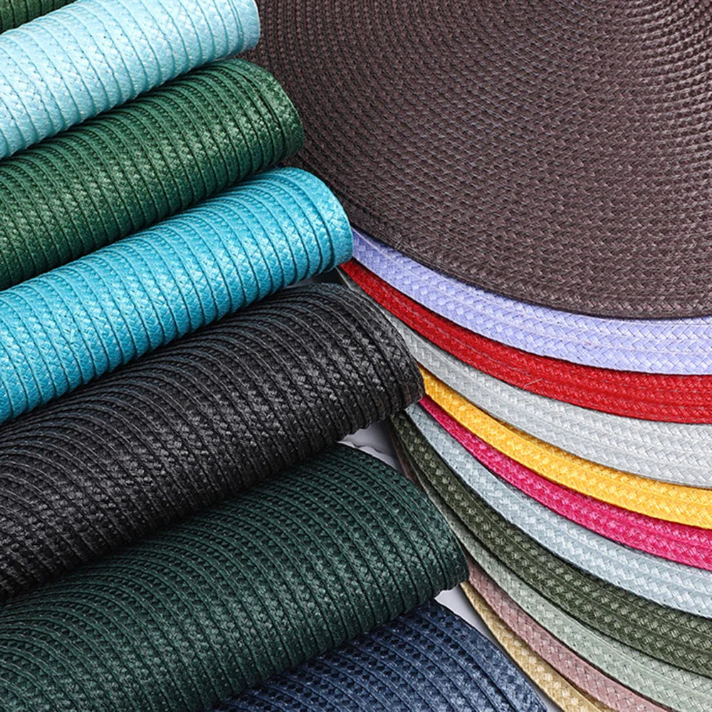 38cm Round Braided Tableware Mat – Washable, Anti-Slip, Heat-Resistant Dining Placemat and Drink Coaster for Home Decor