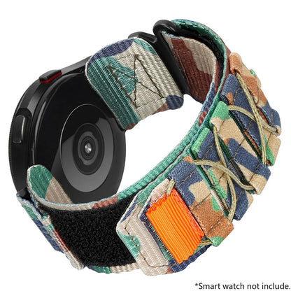 20mm 22mm Nylon Sport Watch Band — Thick Colorful Replacement Strap for Men & Women Watches