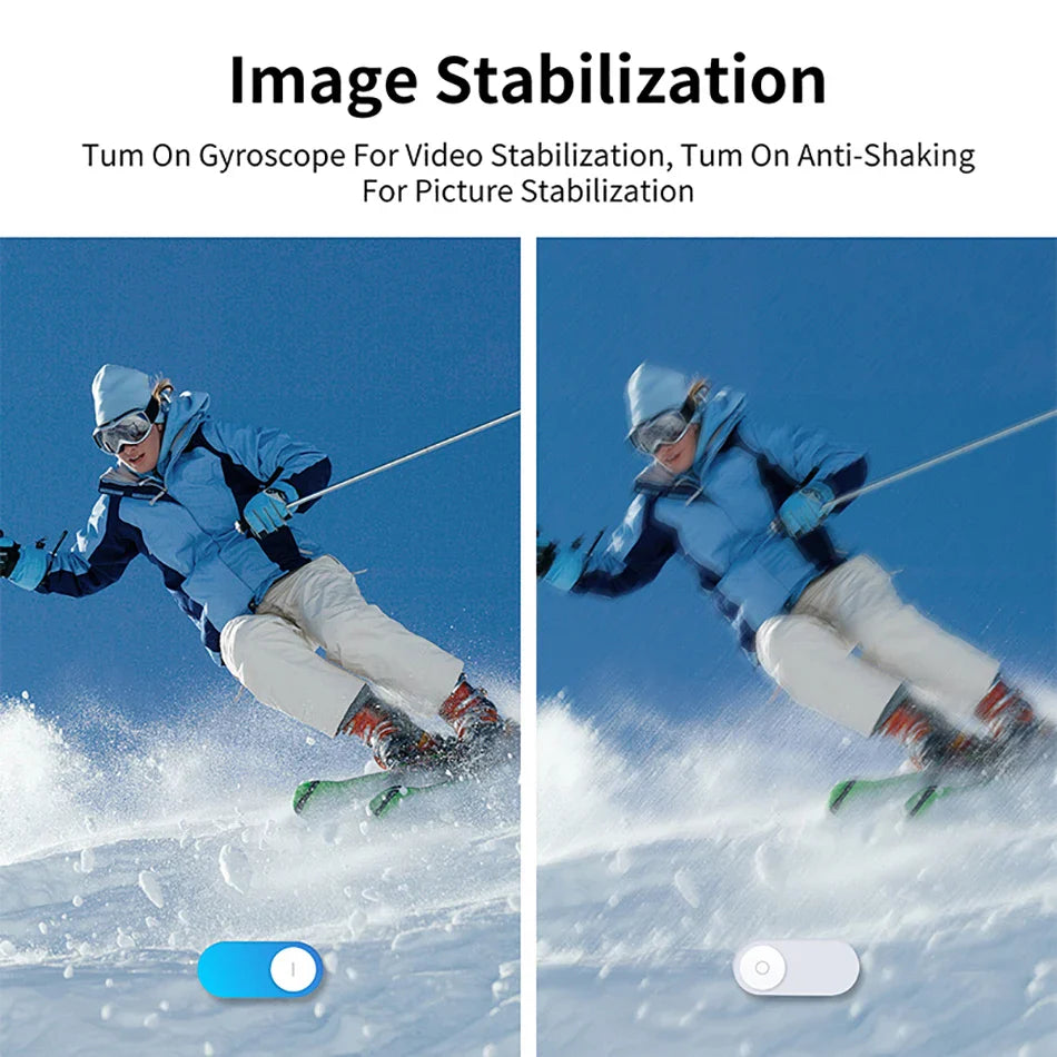 AUSEK S81TRW 5K Action Camera – 4K60FPS, 48MP, EIS, 5X Zoom, 1080P Webcam, Wi-Fi Vlog Sports Cam with Remote & Optional Filters