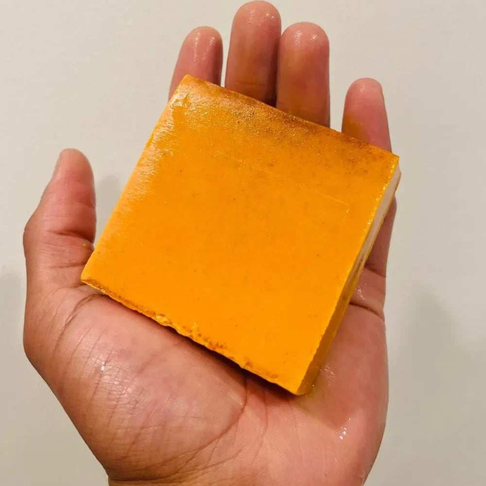 100g Turmeric & Lemon Kojic Acid Handmade Soap – Shower & Facial Soap