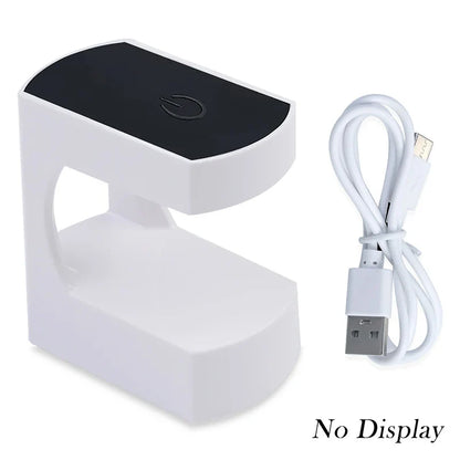 6-LED Mini Nail Drying Lamp - USB UV Gel Polish Curing Light for Manicure & Home or Travel Use