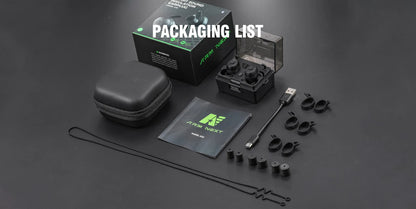 ARM NEXT E30 Tactical Bluetooth Headset – Electronic Noise-Cancelling Earplugs NRR27dB for Shooting