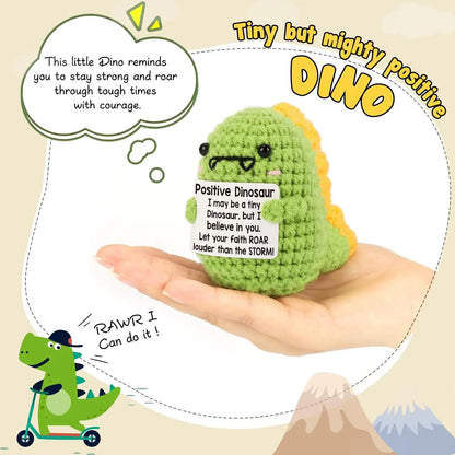 Positive Energy Crochet Doll — Handmade Knitted Plush Potato, Plant, Avocado, Bee & Animal Pocket Hug Emotional Support Gift