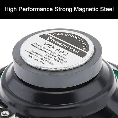 Universal Car Coaxial Speakers 4, 5 & 6.5 Inch - HiFi Full Range Automotive Audio with Enhanced Stereo Sound