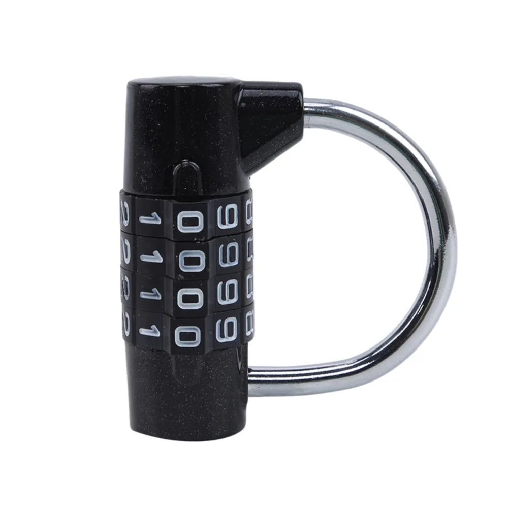 Multifunctional 4-Digit Combination Padlock – Security Lock for Gym Lockers, Luggage, Cabinets, Toolboxes, and Doors