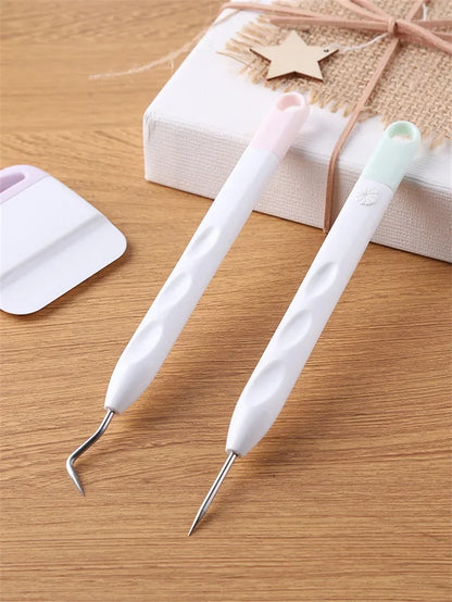 6pcs Craft Vinyl Weeding Tool Set – DIY Scrapbook & Silhouette Carving Tools for Cricut Maker