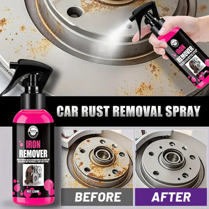 120ML All-Purpose Rust Remover Spray – Fast-Acting Iron Oxidation Cleaner, Restores Shine, Safe Multi-Surface Rust Eliminator for Home & Auto
