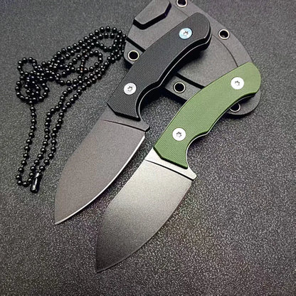 High Hardness Fixed Blade Knife - Portable Outdoor Camping Survival Knife with Sheath