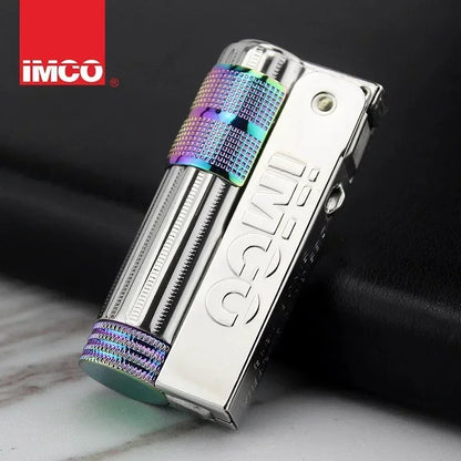 IMCO Aiku 6700 Metal Lighter – Austrian Retro Trench Design, Windproof Kerosene Lighter for Men’s Smoking Gift