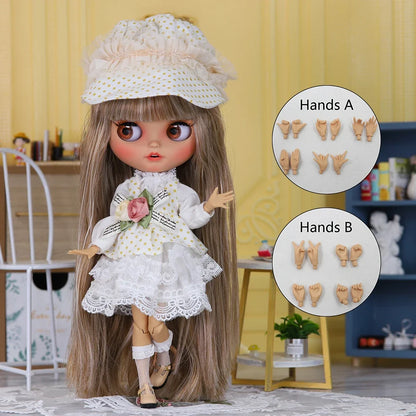 ICY DBS Blythe 1/6 BJD Doll - 30cm Jointed Body Tan Skin Anime Girl Toy