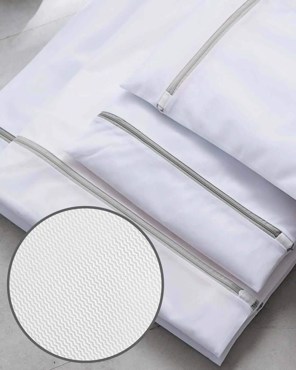 Reusable Zipper Laundry Bag for Washing Machine – Coarse Mesh Organizer for Lingerie, Shoes, Bras & Clothes