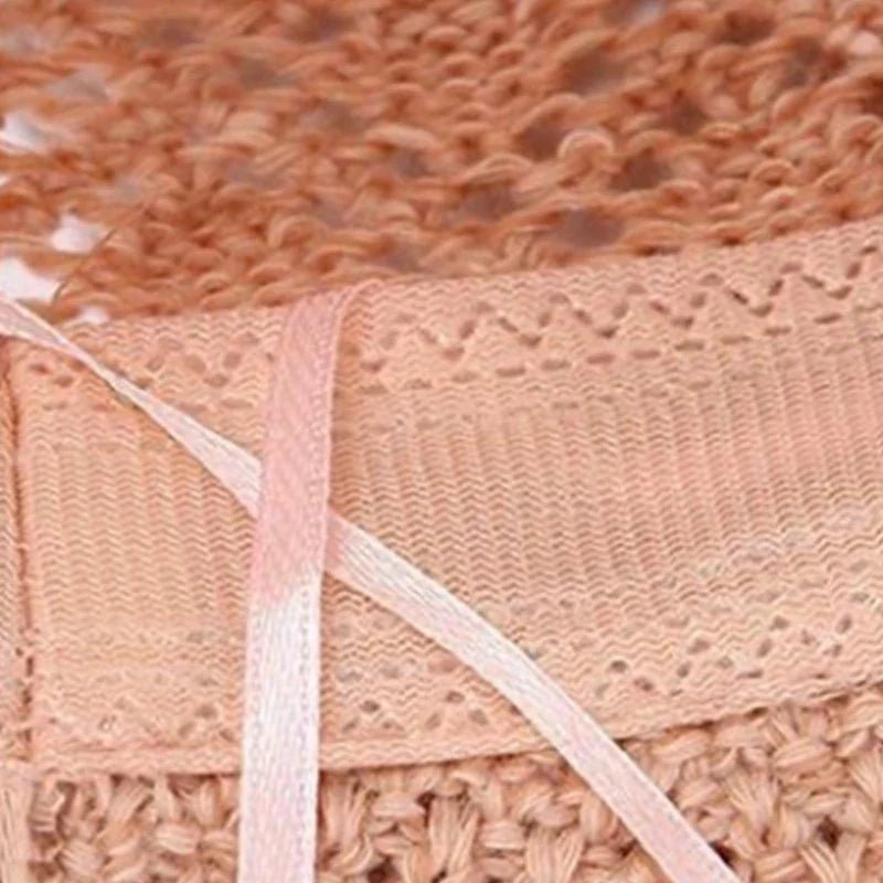 New Summer Straw Sun Hat for Women – Wave Brim Beach Hat with Sun Protection