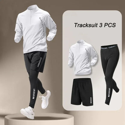 2025 Spring Men’s Quick Dry Sportswear Set — 1–4 Piece Running, Jogging & Workout Outfit