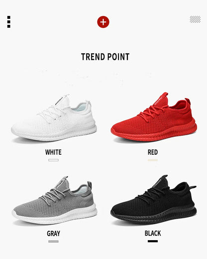 2022 Men’s Sneakers — High-Quality Breathable Gym & Casual Walking Shoes, Lightweight Plus-Size Footwear Zapatillas Hombre