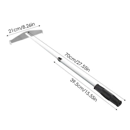 Telescopic Metal Chip Rake – Casino Gaming Desk Accessory for Roulette & Poker Chips Collection