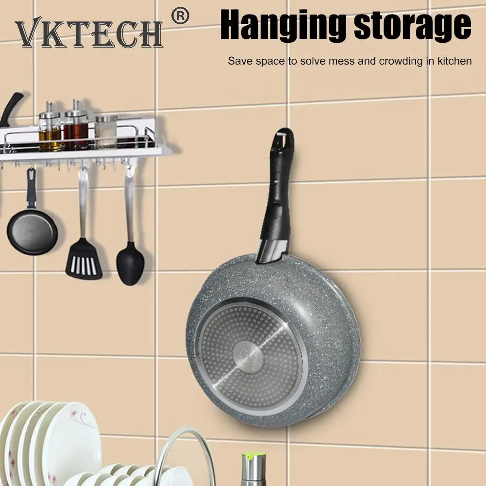 Universal Detachable Ergonomic Handle - 3-Piece Kitchen Cookware Set, Removable Hand Grip for Pots and Pans, Tableware Accessories
