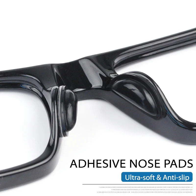6 Pairs Soft Silicone Eyeglass Nose Pads – Anti-Slip Adhesive Air Chamber Cushions