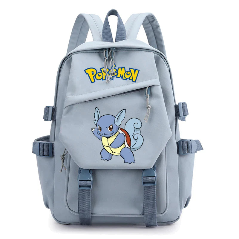 Pokemon Waterproof Women’s Backpack – Pikachu, Gengar, Snorlax Schoolbag for Girls & Students