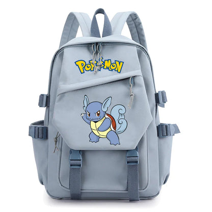 Pokemon Waterproof Women’s Backpack – Pikachu, Gengar, Snorlax Schoolbag for Girls & Students