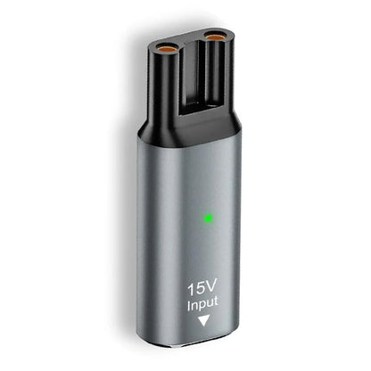 LISI 15V HQ8505 Type-C Shaver Adapter Charger Converter – Compatible Charging Cable for Philips Norelco OneBlade Pro QP6510/QP6520/QP6530 Beard Trimmer Power Supply Replacement Accessory