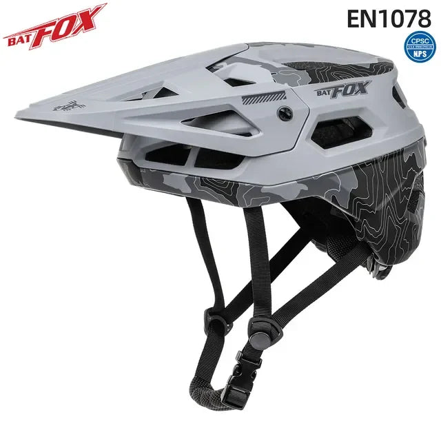 BATFOX Cycling Bike Helmet – High Quality Integrally Molded MTB Road & Mountain Bicycle Helmet for Men & Women Safety Casco Bicycle Gear