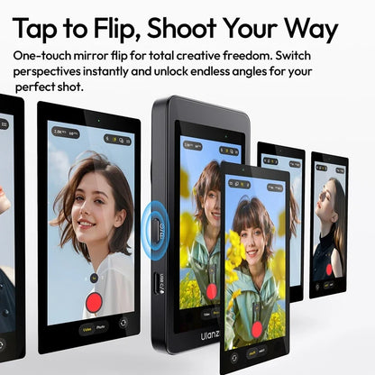 Ulanzi VM1 Vlog Selfie Monitor - Magnetic Ring Screen for iPhone 17/16/15 Livestreaming & Video Content Creation