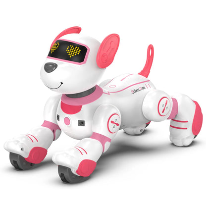 Intelligent Robot Dog Toy - Remote Control, Sing & Dance, Smart Interactive Programmable Puppy for Kids